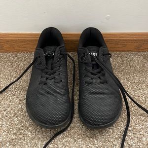 Nobull black trainers, womens 8